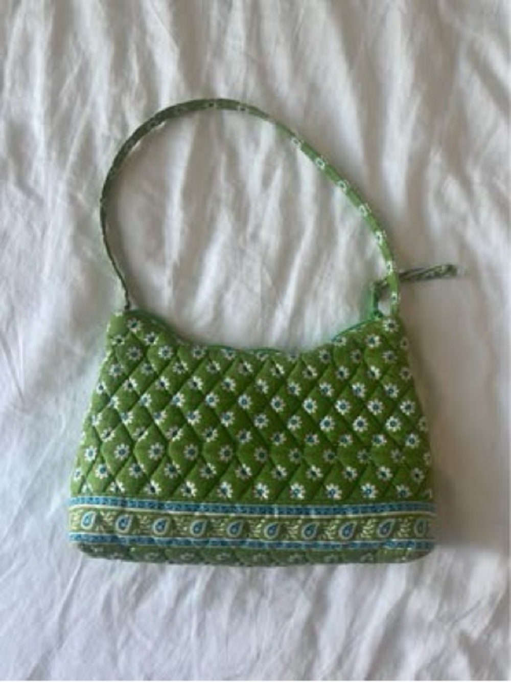 Vintage Vera Bradley Green Apple Molly Bag